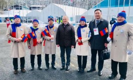 Пёнчан-2018: Монголын төрийн далбааг мандууллаа